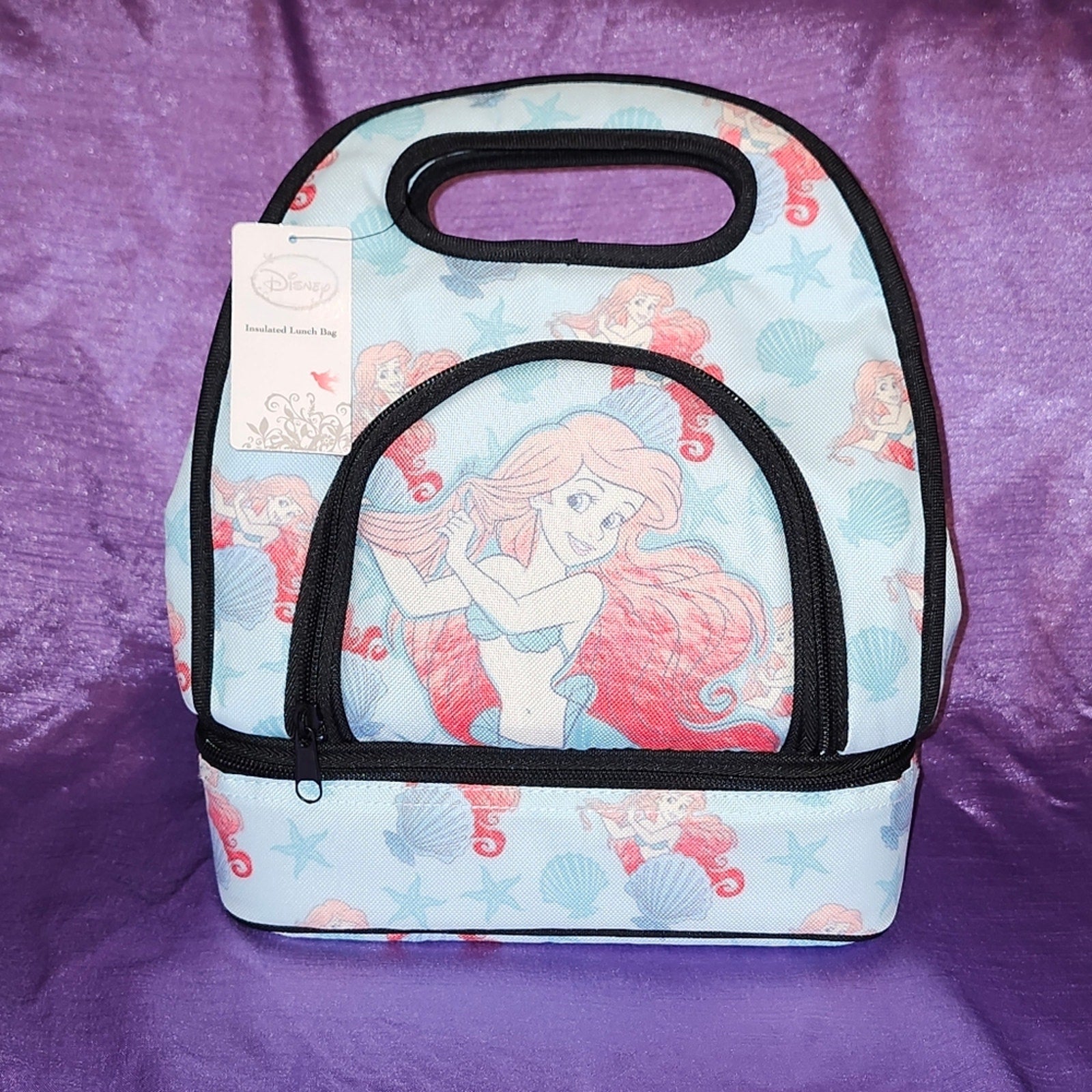 Loungefly Heart Logo Ariel Little Mermaid Lunch Bag 2014 NWT Rare HTF