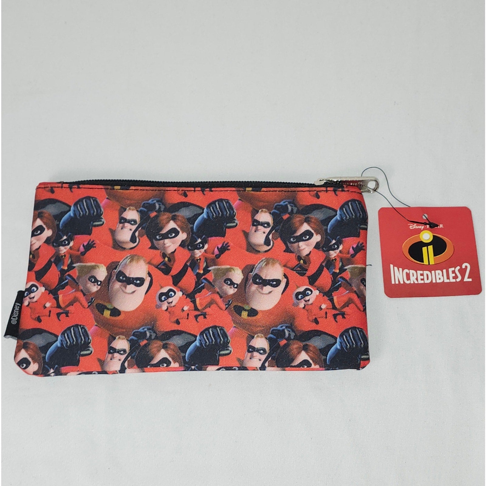 Loungefly Heart Logo Incredibles 2 Makeup Pouch – 2018 AOP – Pre‑Funko – NWT