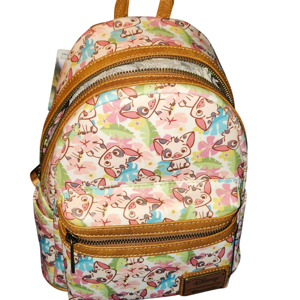 Rare Loungefly Heart Logo Moana Pua Mini Backpack – NWT – Pre‑Funko – Perfect Placement – HTF