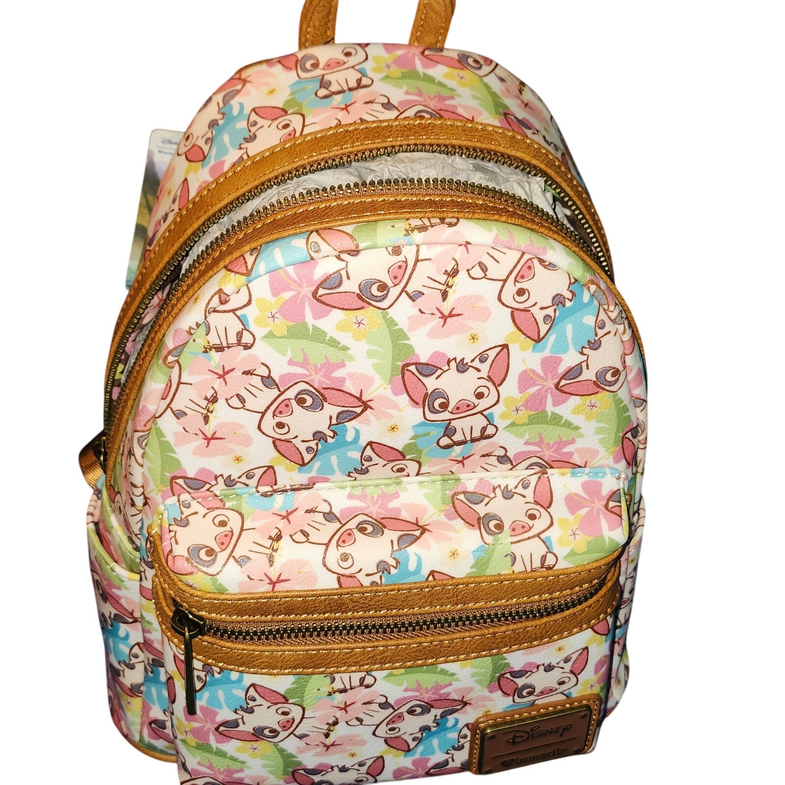 Rare Loungefly Heart Logo Moana Pua Mini Backpack – NWT – Pre‑Funko – Perfect Placement – HTF