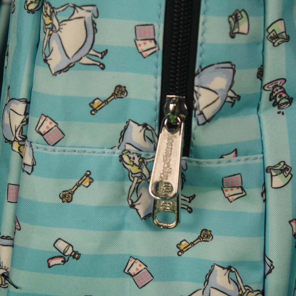 Loungefly Alice in Wonderland Backpack – Heart Logo – 2016 – NWT Mint