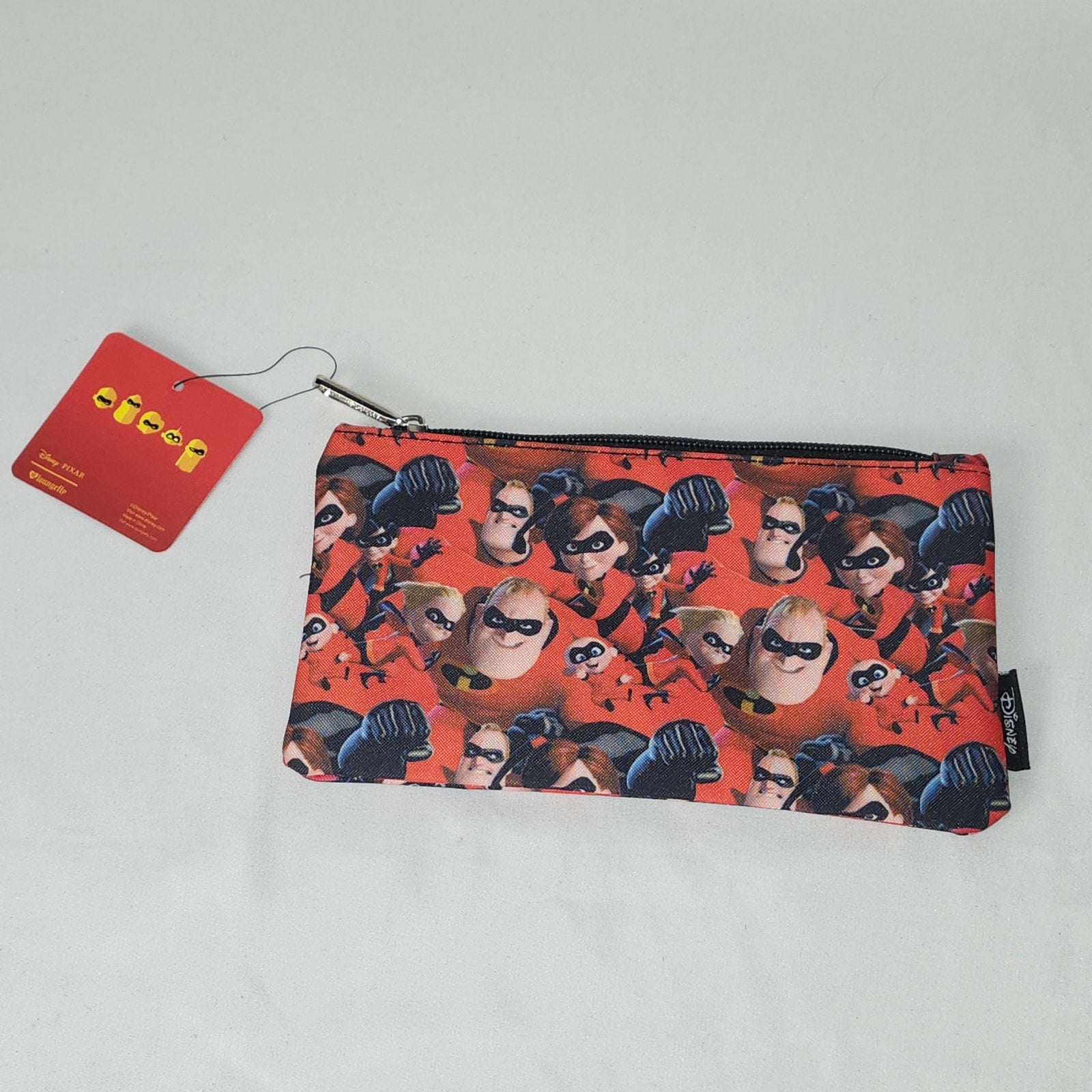 Loungefly Heart Logo Incredibles 2 Makeup Pouch – 2018 AOP – Pre‑Funko – NWT