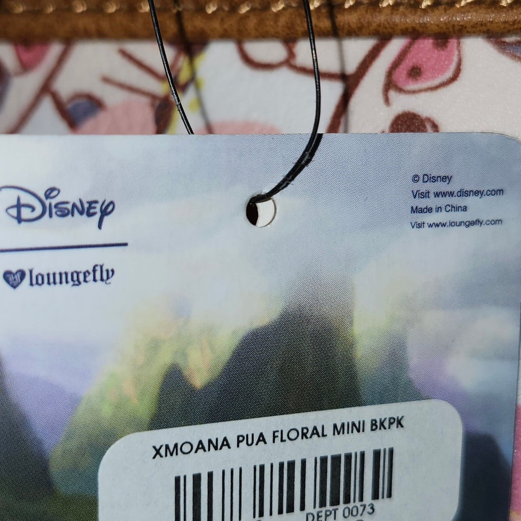 Rare Loungefly Heart Logo Moana Pua Mini Backpack – NWT – Pre‑Funko – Perfect Placement – HTF