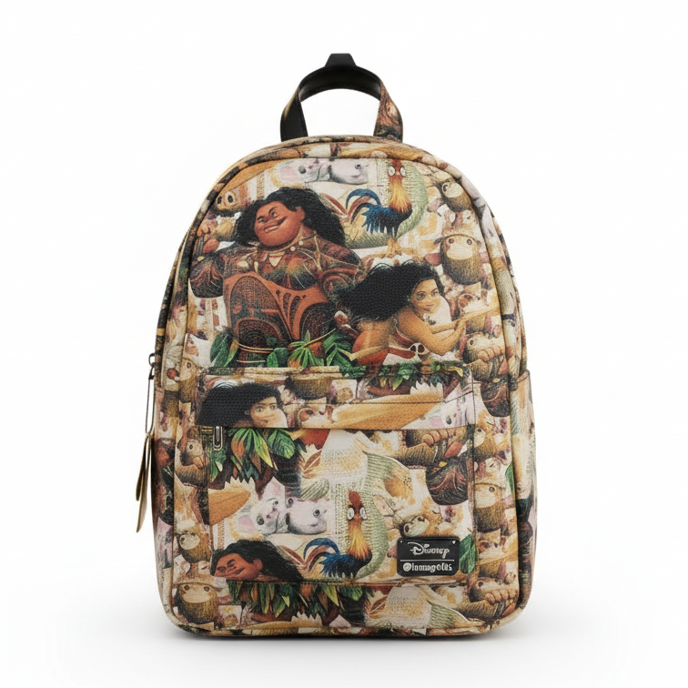 NWT Rare Loungefly Disney Heart Logo Moana Backpack – 2017 Full Size